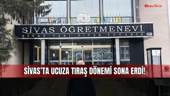 Sivas’ta ucuza tıraş dönemi sona erdi!