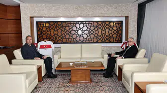 Vali Şimşek'ten Başkan Uzun'a Ziyaret