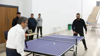 Sivas Bilim Üniversitesi'nde masa tenisi heyecanı