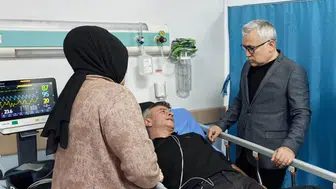 Sivas Valisi'nden kazazedelere ziyaret