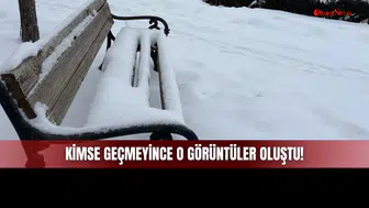 Sivas'ta Kimsenin Geçmediği Yollarda Kartpostallık Görüntüler Oluştu!