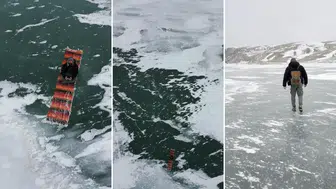 Sivas'ta Donan Barajın Üzerinde Oturdu, Herkes Nefesini Tuttu