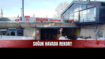 Sivas'ın Soğuk Havasında Rekoru Kırıldı! Sürücüler Çözümü O Noktada Buldu!