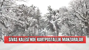 Kar Altındaki Tarih Büyüledi Sivas Kalesi’nde Kartpostallık Manzaralar