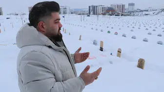 Sivas’ta Kar Mezarlıkta Ziyaretleri Zorlaştırdı