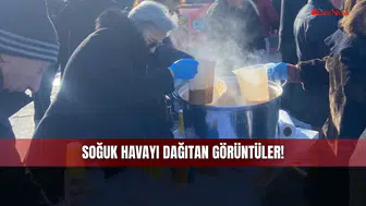 Sivas'ta Soğuk Havayı Dağıtan O Görüntüler