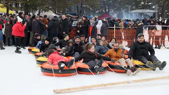 Sivas’ın Zirvesinde Çam Ormanlarının Arasında Kışa Renk Katan Buluşma