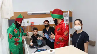 Sivas Numune Hastanesi'nde Çocukların Yüzleri Güldü