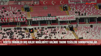 Statta tribünler boş kaldı! Mağlubiyet halinde takımı tesislere sokmayacaklar!