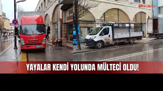Sivas'ta Kaldırımları Kullanma Hakkı Araçlara mı Verildi?