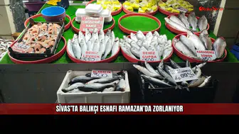Sivas’ta balıkçı esnafı Ramazan’da zorlanıyor