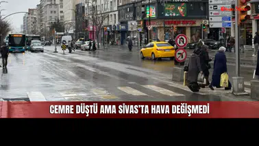 Cemre Düştü Ama Sivas’ta Kar Yağışı Yeniden Etkili Oldu