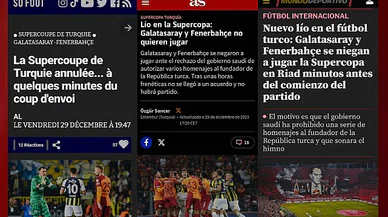 Süper Kupa finalinin iptali, Avrupa basınında geniş yankı buldu