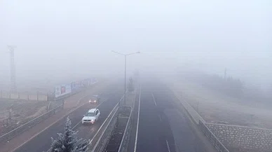 Yoğun sis etkisi altına aldı