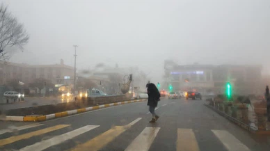 Halk güne sisle uyandı