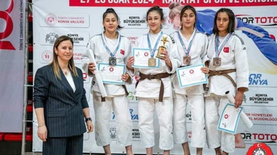 Judo şampiyonasından madalyalarla döndük
