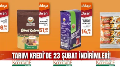 23 Şubat Cuma Gününe Kadar Geçerli Tarım Kredi Kooperatif Market İndirimleri