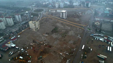 Ebrar sitesinin son hali havadan görüntülendi