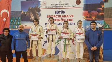 Minikler Judo Şampiyonası'nda 7 Madalya 