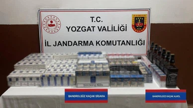 Yolcu otobüsünde kaçak sigara ve alkol ele geçirildi