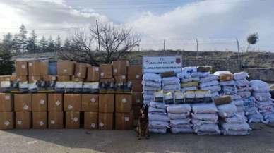 20 milyon lira değerinde kaçak tütün ele geçirildi