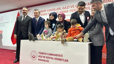 591 şehit yakını, gazi ve gazi yakınının kamu kurumlarına ataması yapıldı