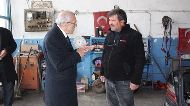 Sanayi esnafından Zeki Kılıç'a ilgi