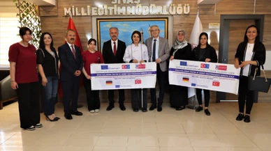 AB projesi kapsamında staj gördüler