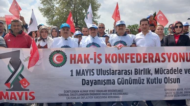 Sivas'ta Hak-İş taleplerini Meydan'dan haykırdı!