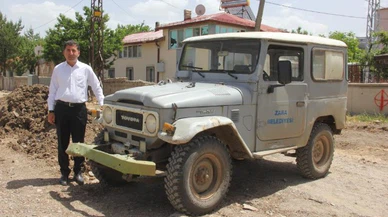40 yıllık makam aracı