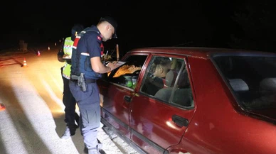 Sivas'ta Jandarmadan alkollü sürücü engeli