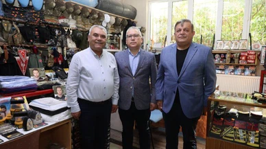 Vali Şimşek'ten esnaf ziyareti