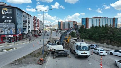 3 kilometrelik yağmur suyu hattı tamamlanıyor