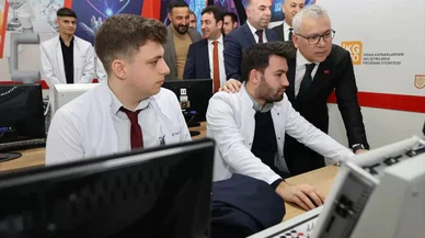 Sivas'ta Roboto Projesi'nde tören zamanı