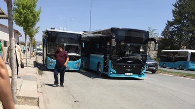 Sivas Numune Hastanesi'nde otobüslerin zorunlu yol işgali