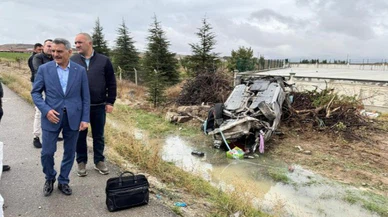 Bekçi kazada öldü