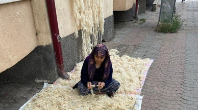 Sivas'ta yün sezonunun son demleri bunlar