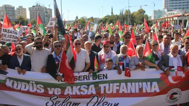 Filistin için yürüdüler