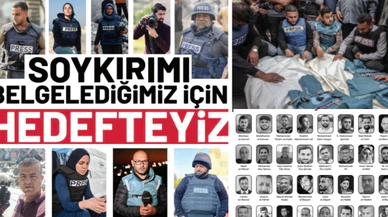 İsrail Soykırımına Direnen Gazetecilere İthaf Olunur