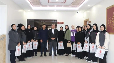 Öğrencilerden Müftülüğe anlamlı ziyaret