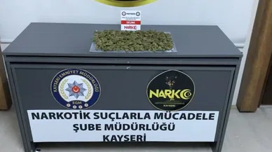 1 kilo uyuşturucu ele geçirildi