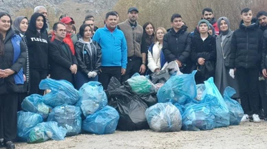 Sivas Gökpınar'da temizlik zamanı