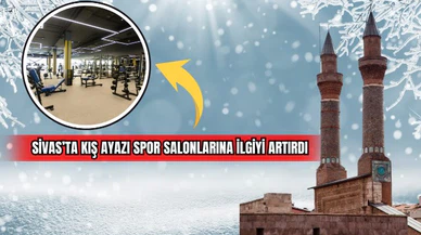 Sivas'ta Kış Ayazı Spor Salonlarına İlgiyi Artırdı