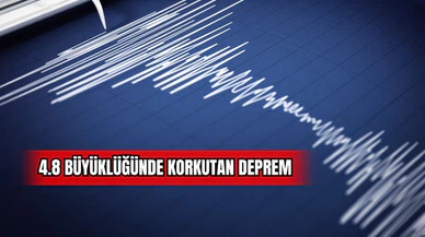 4.8 Büyüklüğünde Korkutan Deprem 