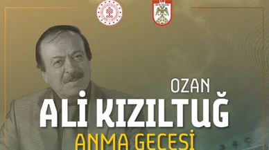Sivas'ta Ali Kızıltuğ türküleriyle anılacak