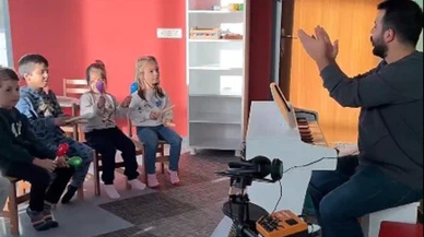 Sivas'ta belediyeden çocuklara müzik eğitimi