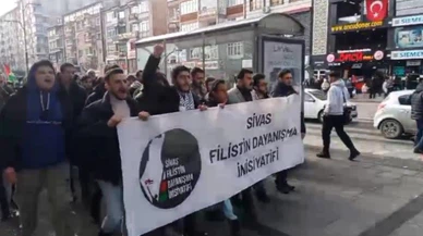 Sivas'ta Filistin Dayanışma Yürüyüşü