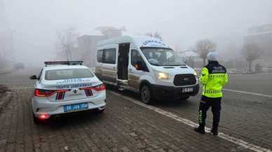 Sivas'ta kış lastiği denetimi