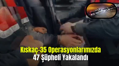 FETÖ'ye yönelik devam eden Kıskaç-35” operasyonlarımızda 47 şüpheli yakalandı