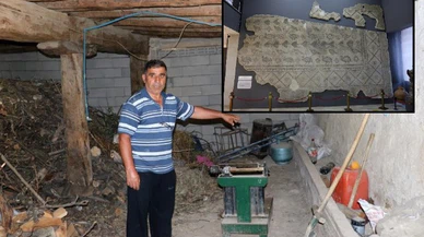 Sivas'ta 2 bin yıllık mozaik ahırda